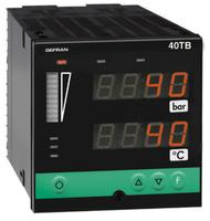 40TB - Indicador/Unidade de alarme para entradas de temperatura e pressão, visor duplo